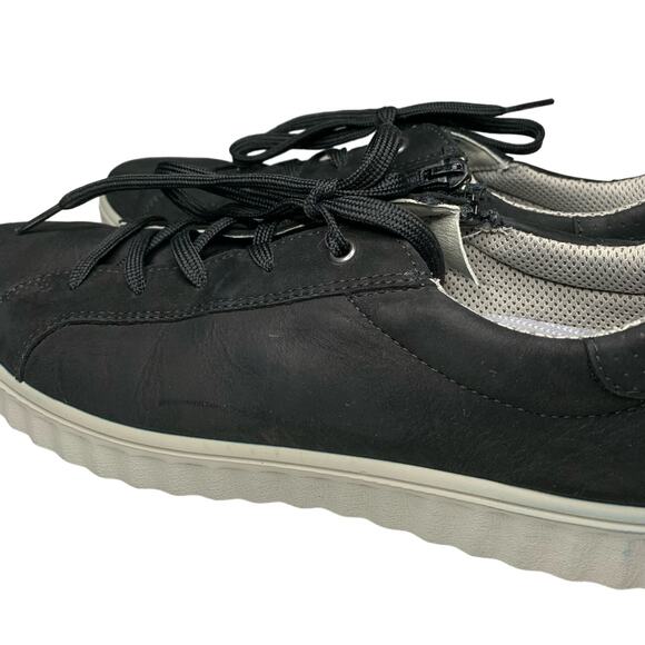 🍒 Ricosta German-made Suede Leather Sneaker‎ Shoes Comfortable black- 41/9.5 - Picture 6 of 10